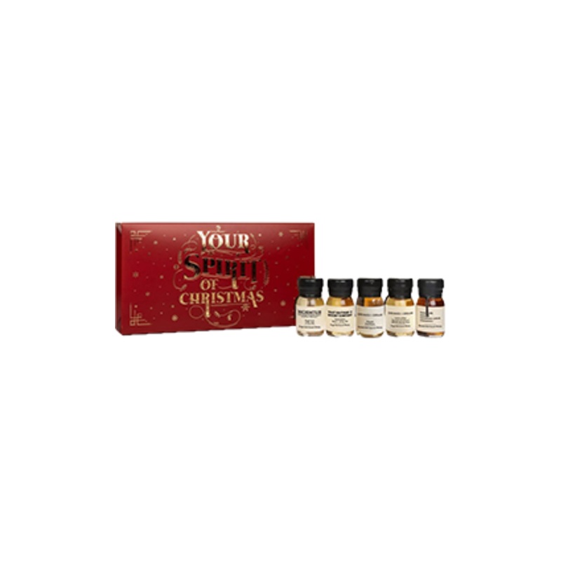 Drinks by the Dram RED Christmas Whisky Tasting Set (5x30ml)
