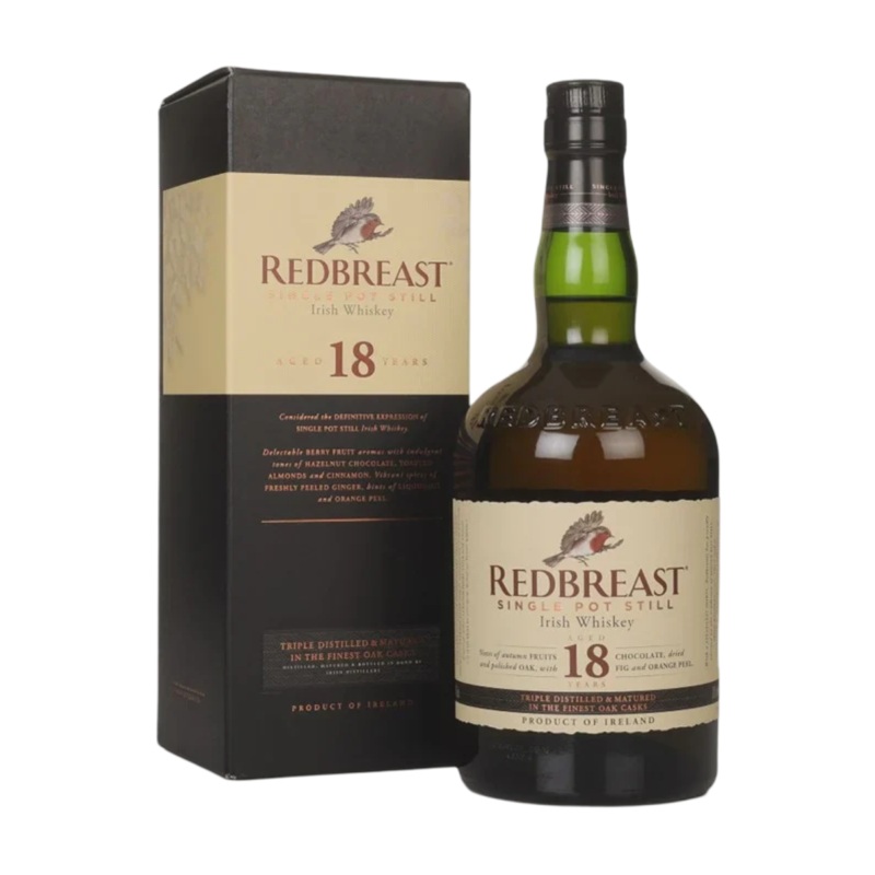 Redbreast 18 YO, Single Pot Still + GB 46% 70cl