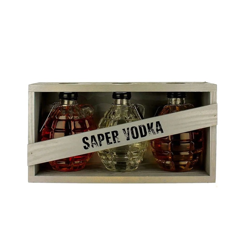 Saper Vodka Grenades, 3 x 20 cl