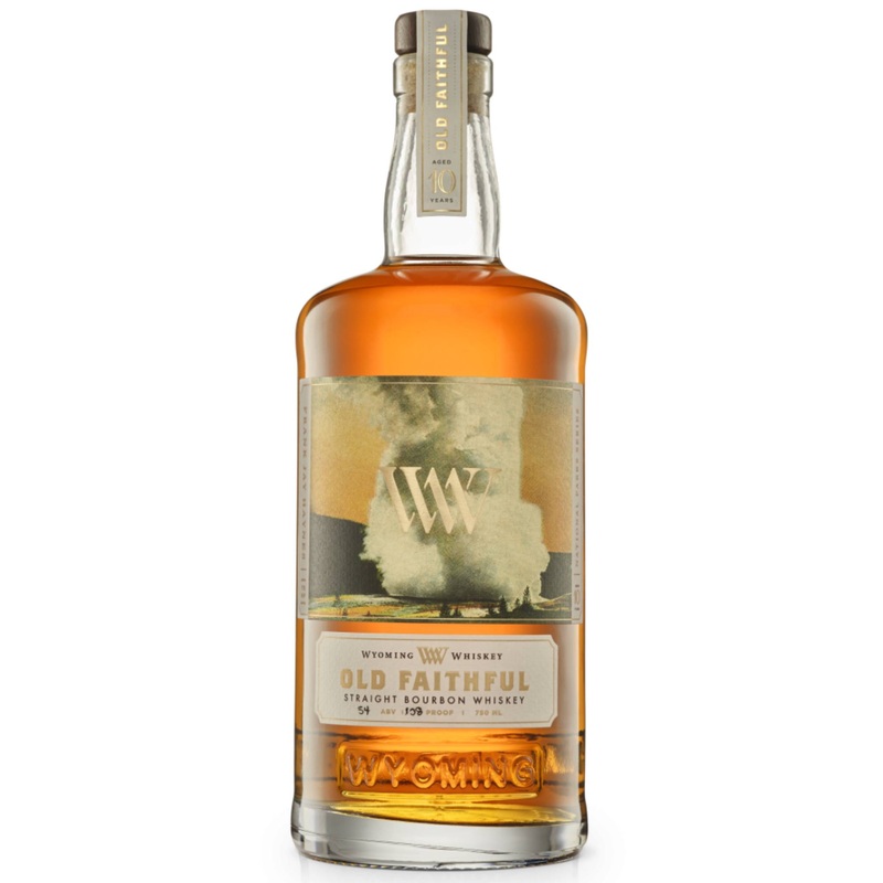 Wyoming Whiskey 10 Year Straight Bourbon Whiskey Old Faithful | National Park Series