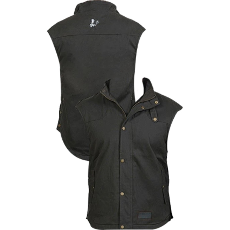 Waikato Oilskin Vest - Large