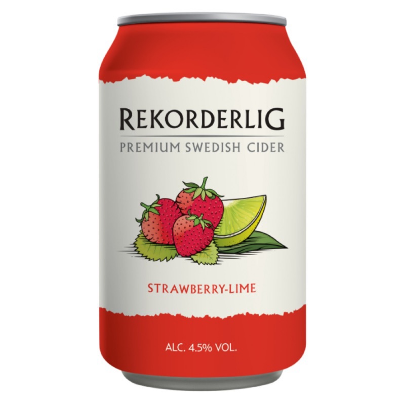 Rekorderlig Cider - Strawberry-Lime 33cl x 1 Can