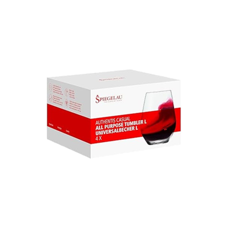 Spiegelau Authentis Casual Stemless Tumbler 460ml 4pk (L)