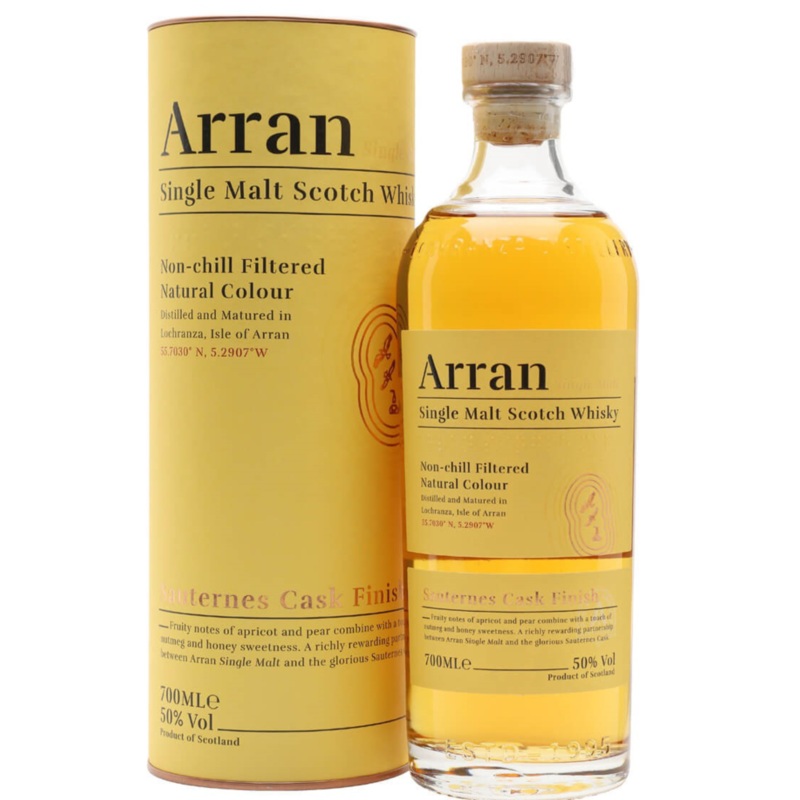Arran Sauternes Cask Finish + GB 50% 70cl