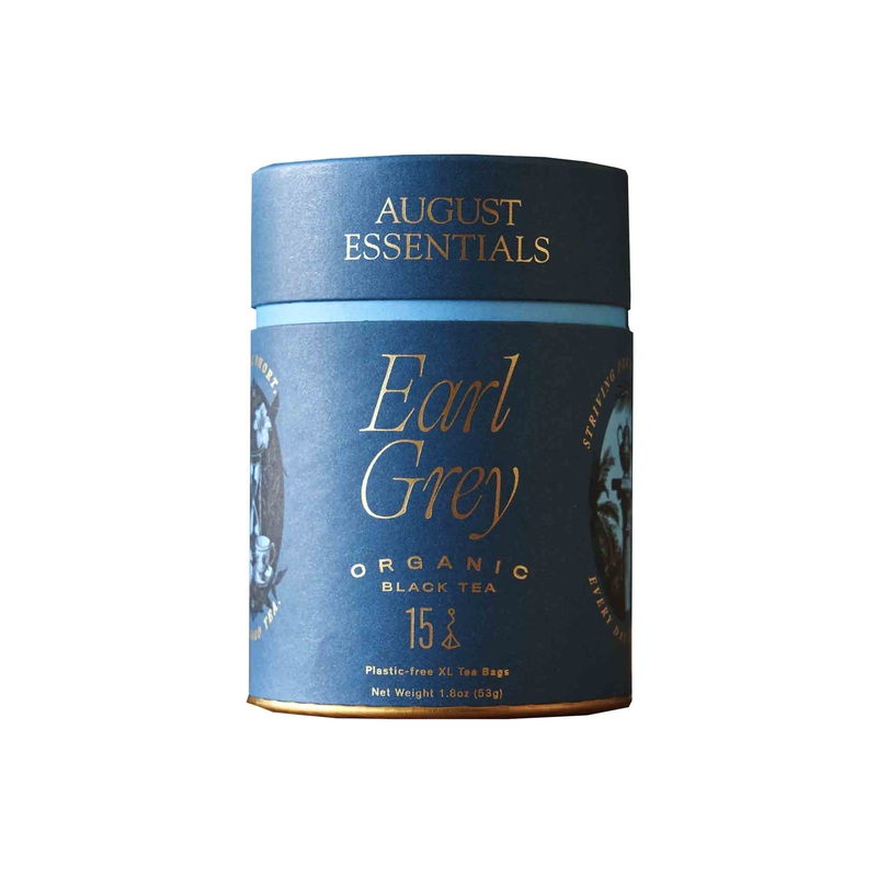 AUGUST ESSENTIALS EARL GREY ORGanic BLACK TEA 1.8oz