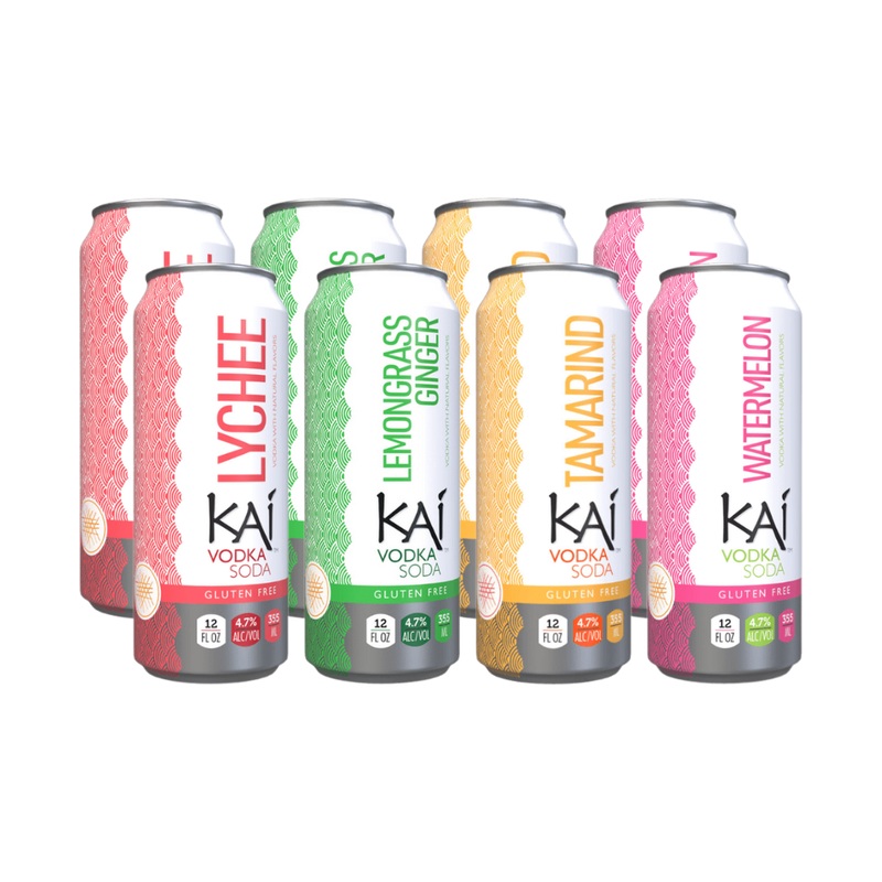 Kai Spirits Vodka Soda Variety 8-Pack Case (32 Cans, $3.44 per Can)