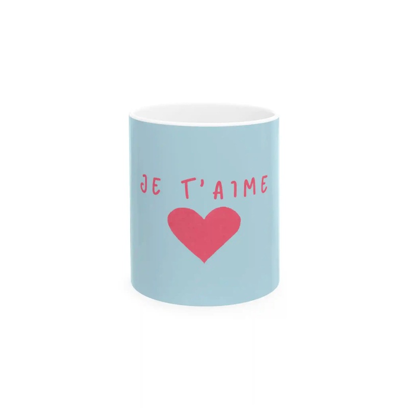 MARA STYLE JE T'AIME HEART MUG