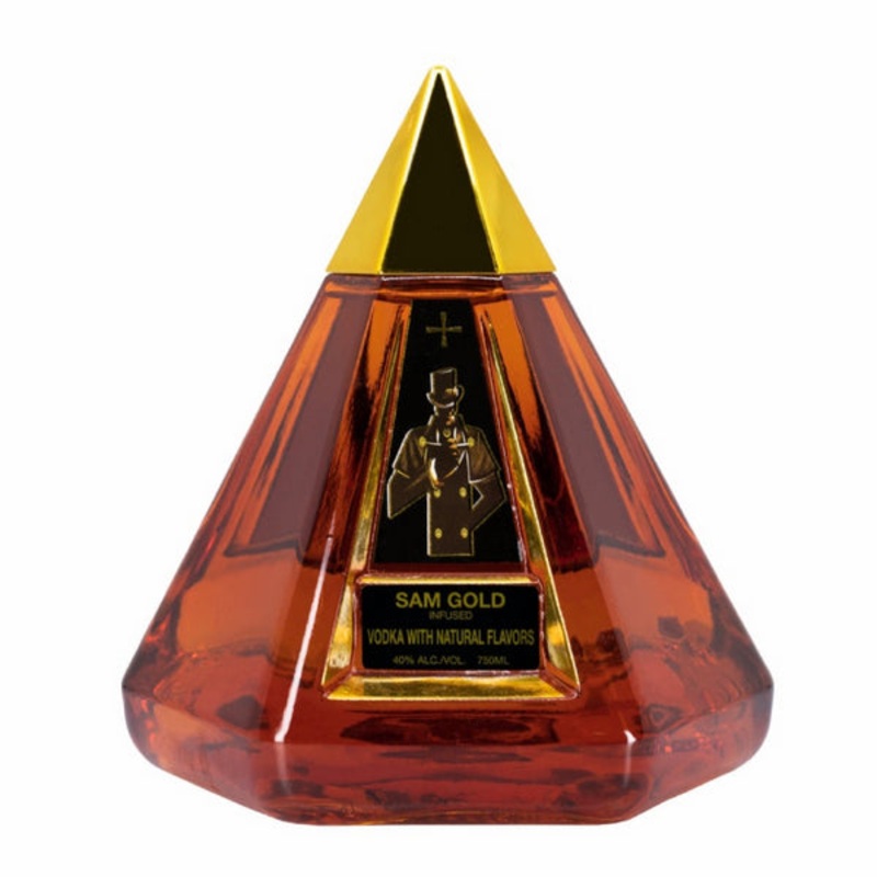 Sam Gold Pyramid Vodka Amberstone - 750ml