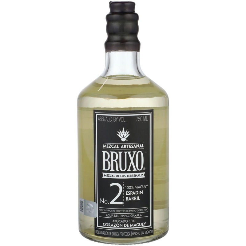 Bruxo Mezcal Artesanal No. 2 Espadin Barril Pechuga De Maguey
