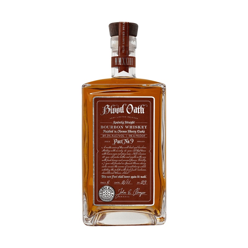 Blood Oath Pact No. 9 Oloroso Sherry Cask Finish Kentucky Straight Bourbon Whiskey
