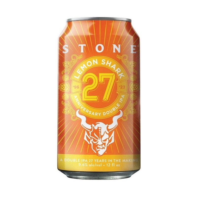 Stone Brewing Lemon Shark 27 Anniversary DIPA Beer 6-Pack