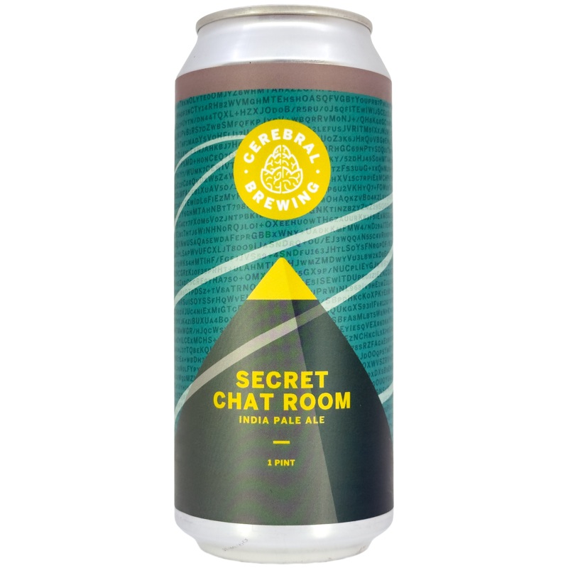 Cerebral Brewing 'Secret Chat Room' Hazy IPA Beer, Colorado