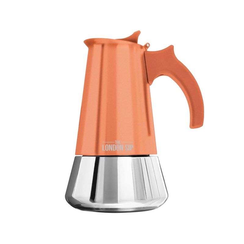 THE LONDON SIP STOVETOP ESPRESSO MAKER 500ml (10 CUP) - COPPER