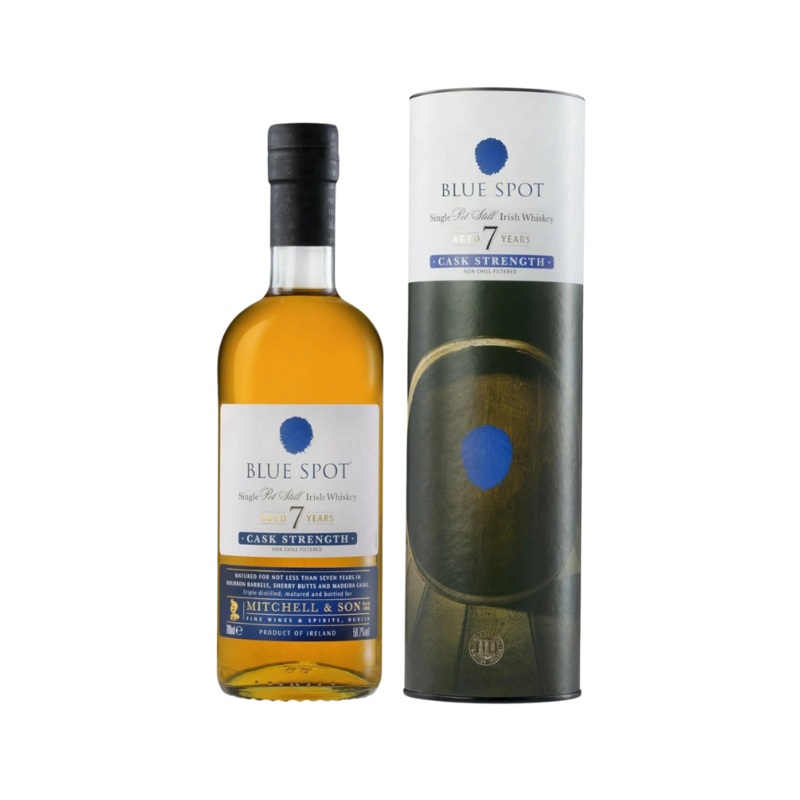 Blue Spot 7 Year Cask Strength Single Pot Still Irish Whiskey 750ml
