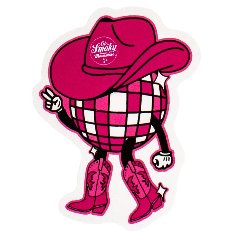 DISCO COWGIRL DECAL