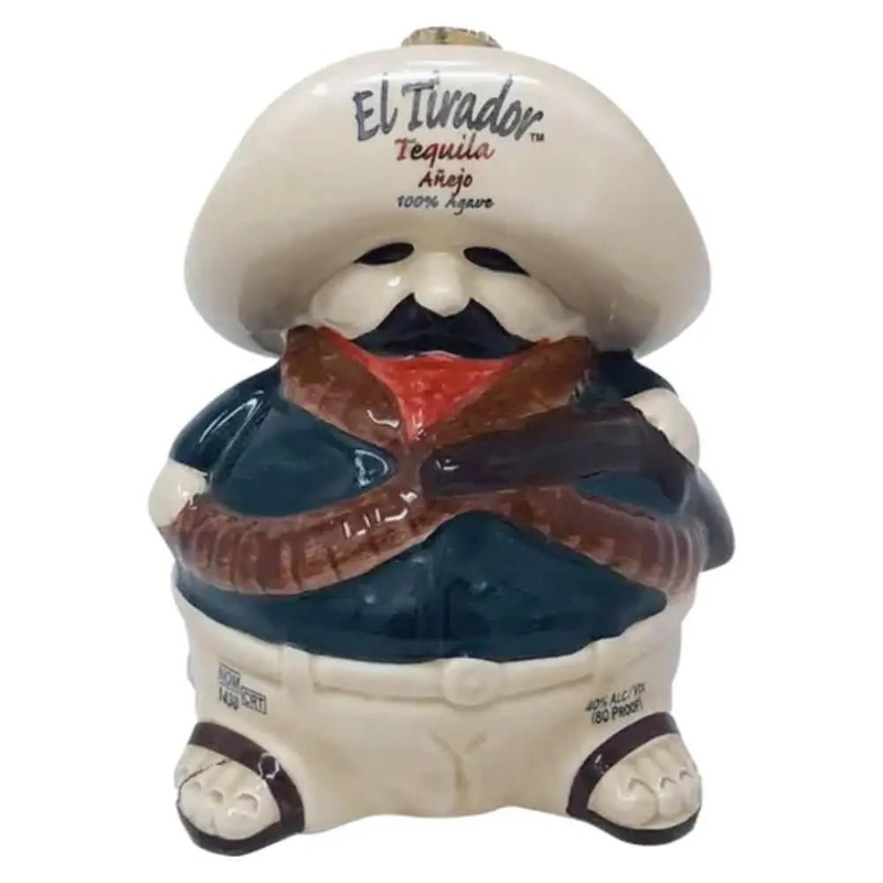 El Tirador Aejo Tequila 100% Agave Figurine Bottle