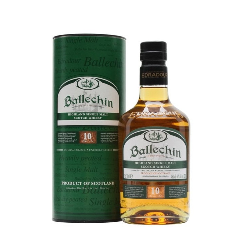 Edradour Ballechin 10 Year Old Heavily Peated Whisky (1x70cl)
