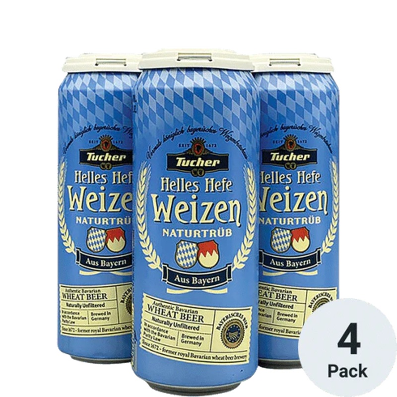 Tucher Helles Hefe Weizen 4Pk