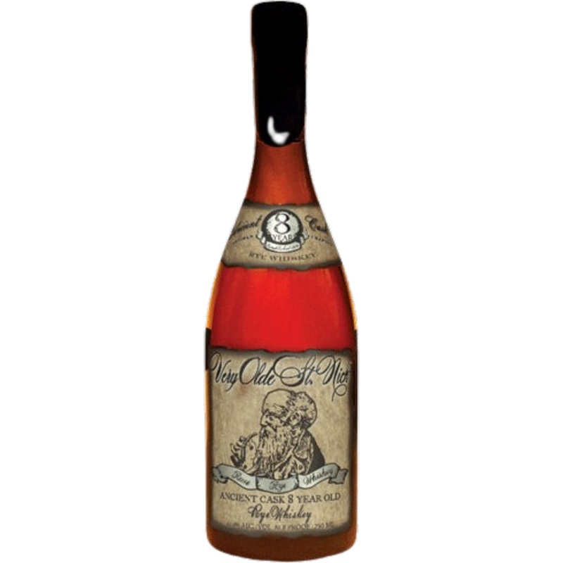Very Olde St. Nick Ancient Cask 8 Year Old Rye Whiskey (750ml)
