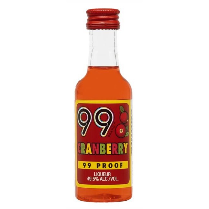 99 Brand Cranberry Liqueur (12x50ml)