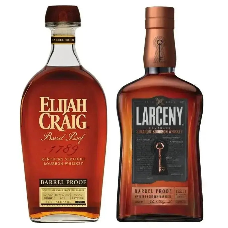 Elijah Craig & Larceny Batch C924 Barrel Proof Bourbon Bundle