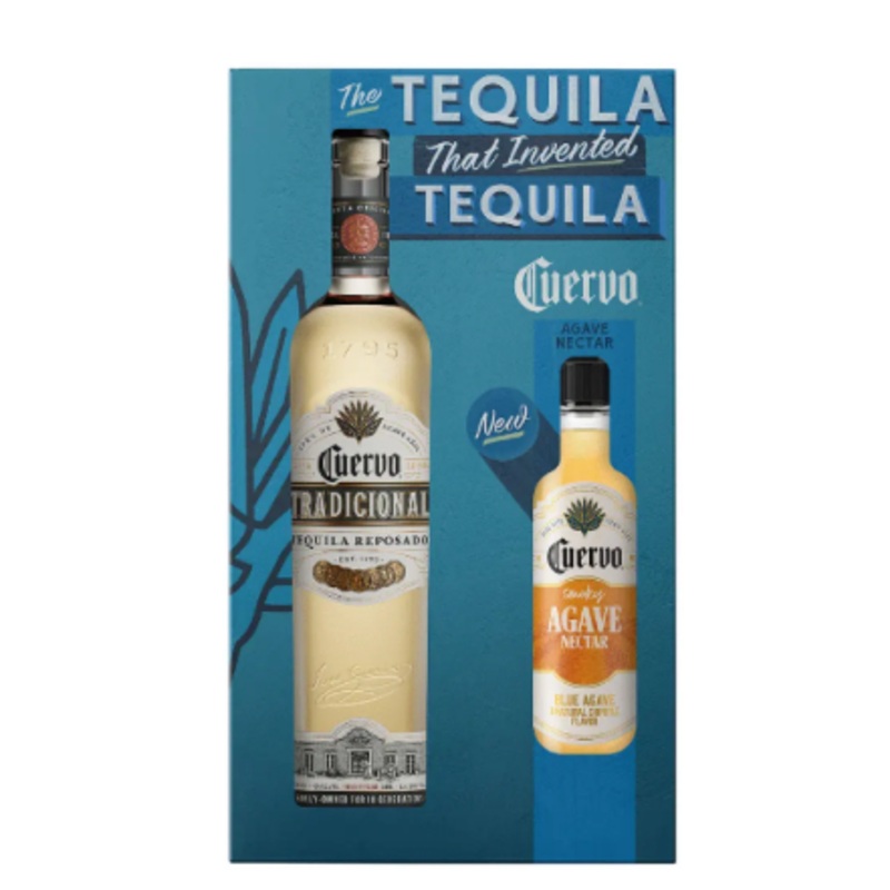 Jose Cuervo Reposado Tequila with Smoky Agave Nectar Gift Set