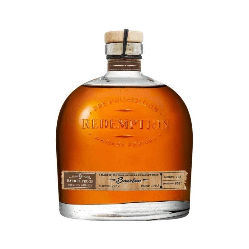 Redemption 9 Years Aged Barrel Proof Bourbon 750mL