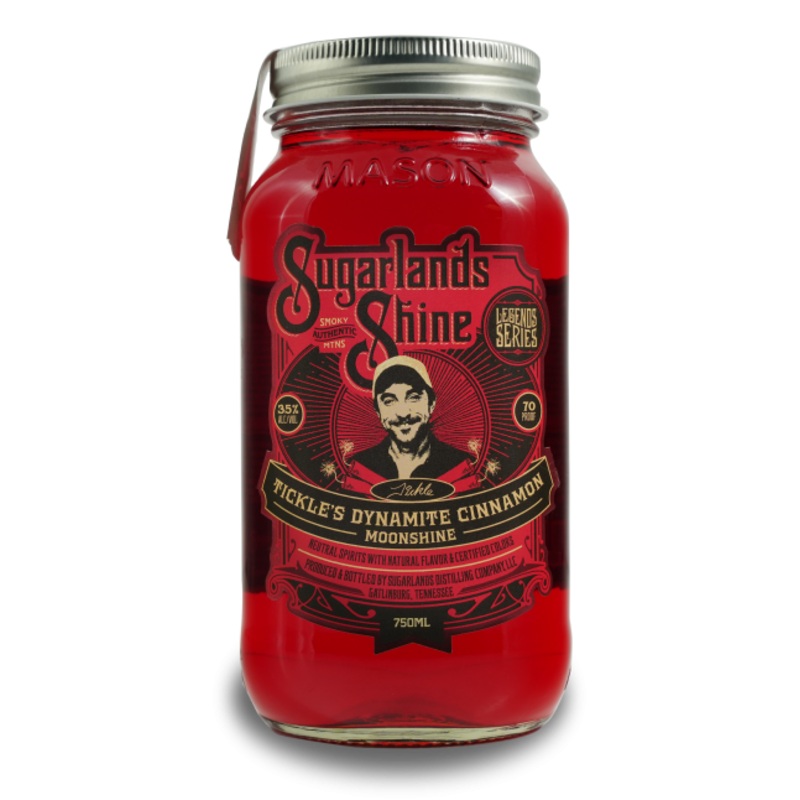 Sugarlands Shine Tickle's Dynamite Cinnamon Moonshine 750ml