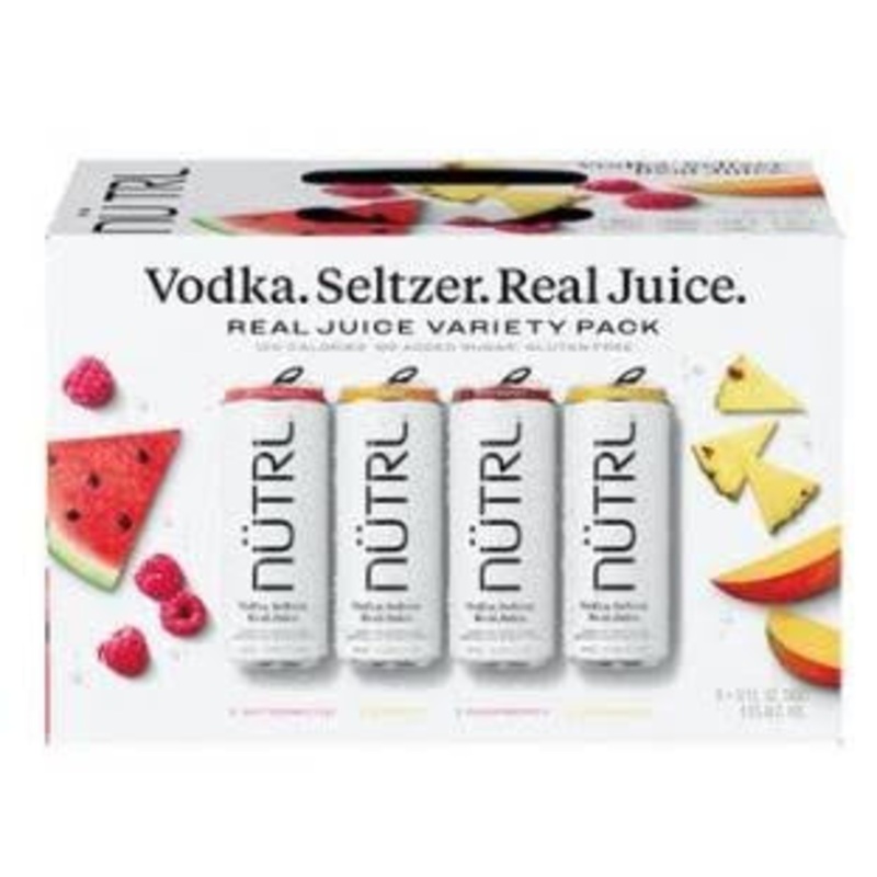 NTRL Real Juice Vodka Variety 8 Pack 355mL