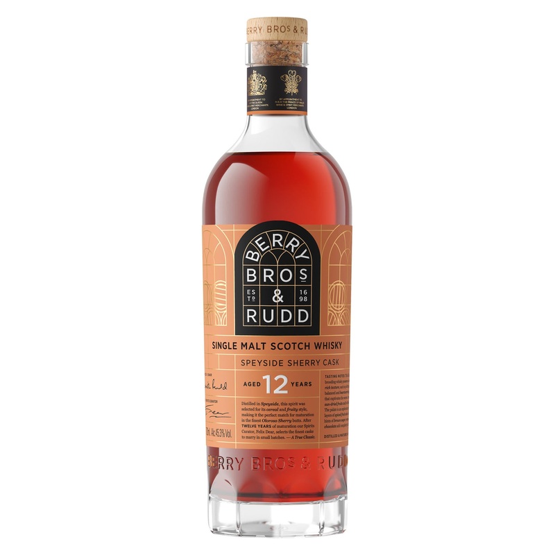 Berry Bros. & Rudd Speyside Sherry Cask, 12-Year-Old, Single Malt Scotch Whisky (45.3%)
