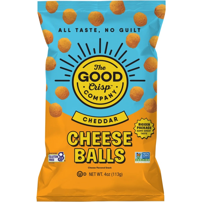 The Good Crisp Company Cheddar Cheese Balls, Colorado