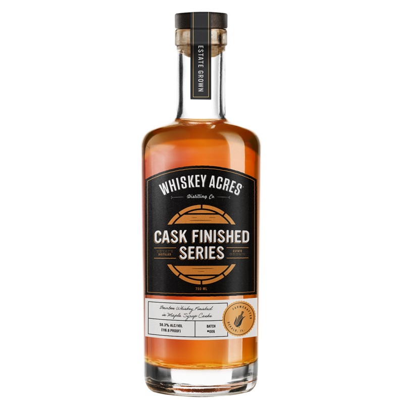 Whiskey Acres Maple Cask Barrel Strength Bourbon 750ML