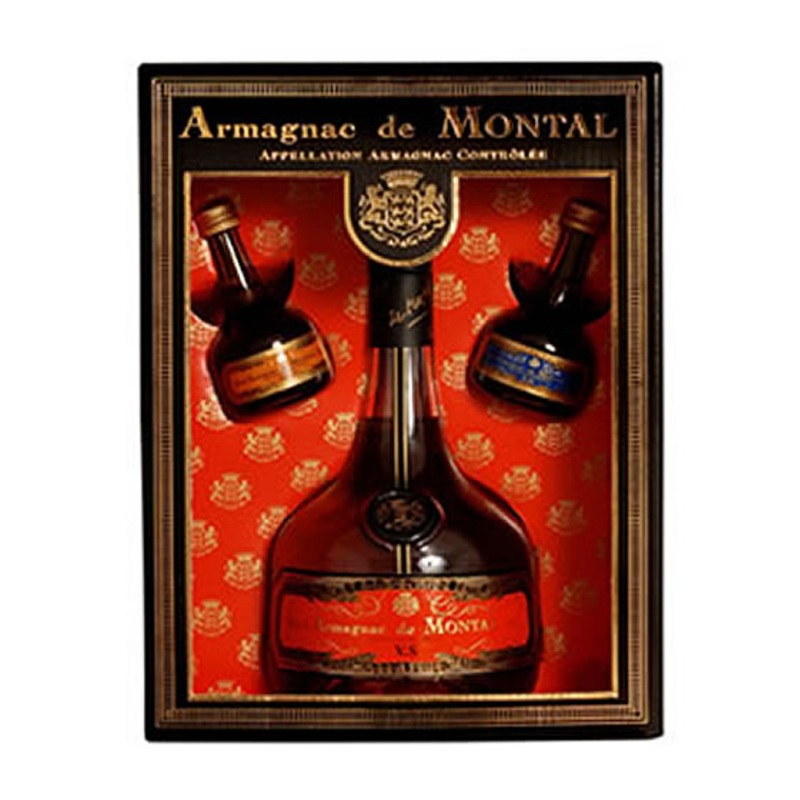De Montal VS Armagnac 750ML Gift Set