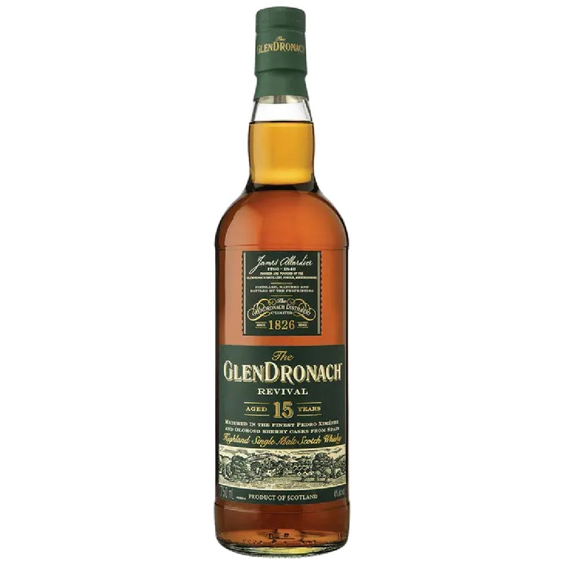 Glendronach - "Revival" Aged 15 Years Highland Single Malt (750ml)