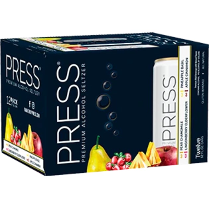 Press Seltzer Seasonal 12Pk