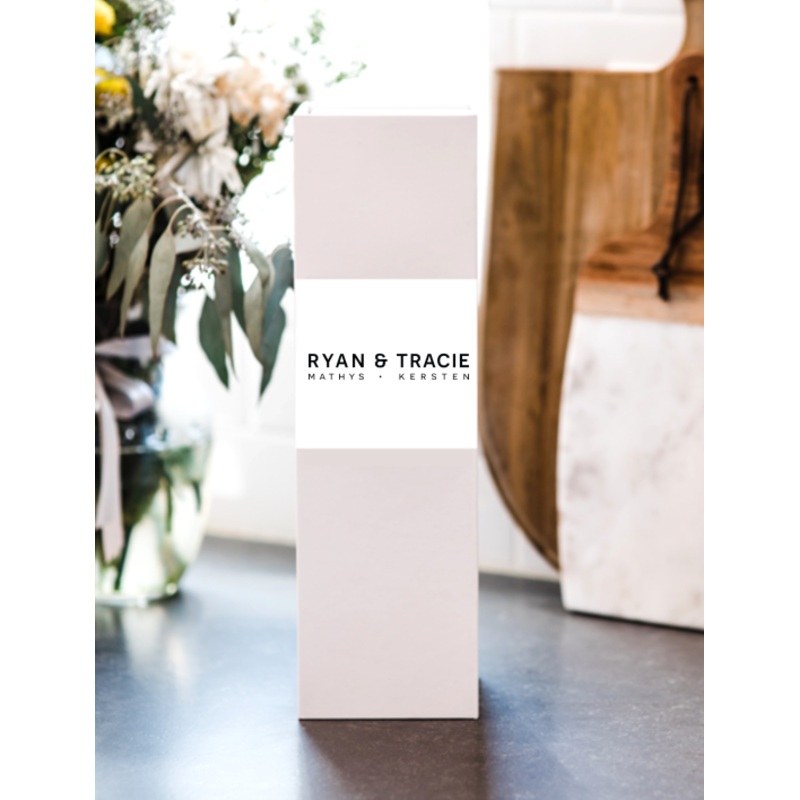 Ryan & Tracie Custom Single Bottle Gift Lucien Collard Brut Nature