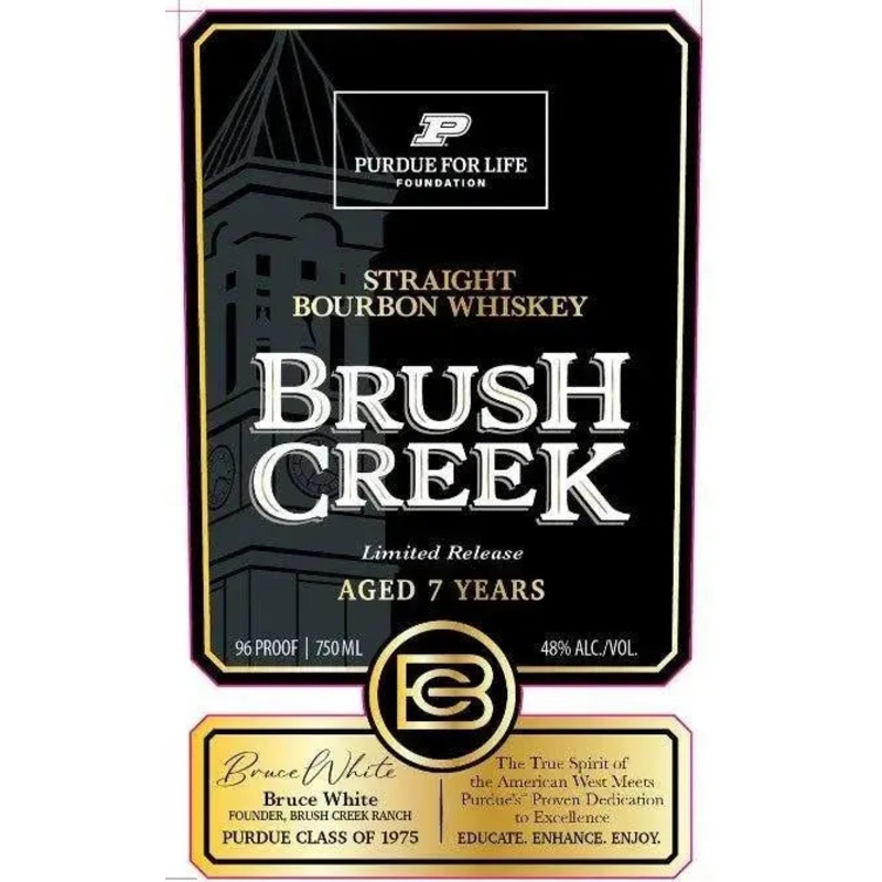 Brush Creek Straight Bourbon Whiskey Aged 7 Years 750ml