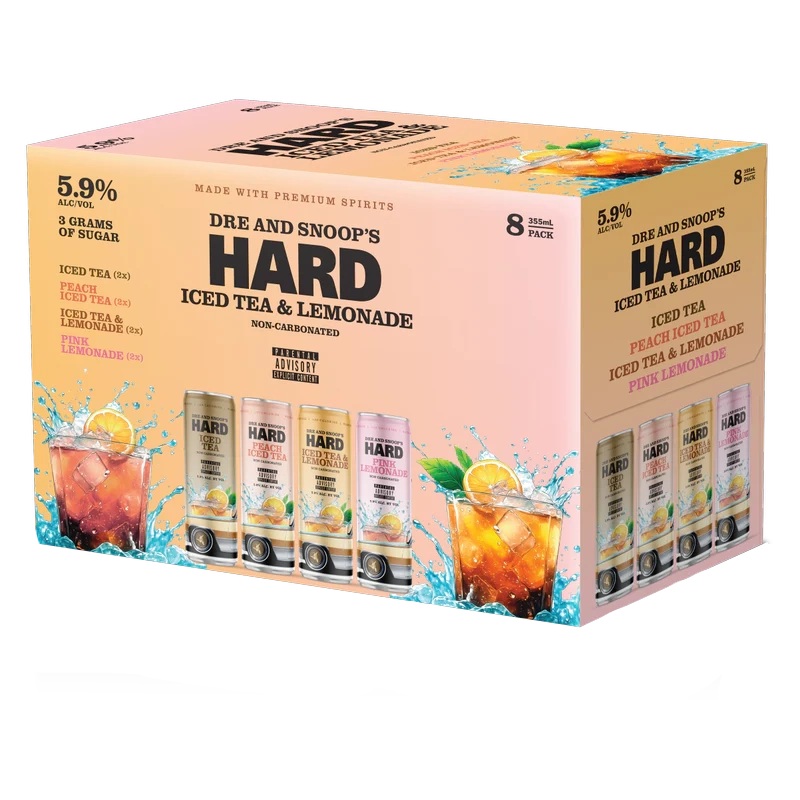 Dre & Snoop's Hard Iced Tea Variety 8Pk Cans