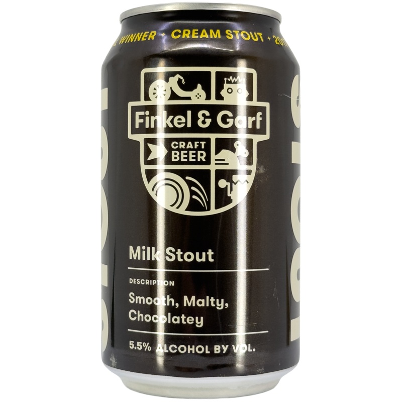 Finkel & Garf Brewing Co Oatmeal Milk Stout Beer, Colorado