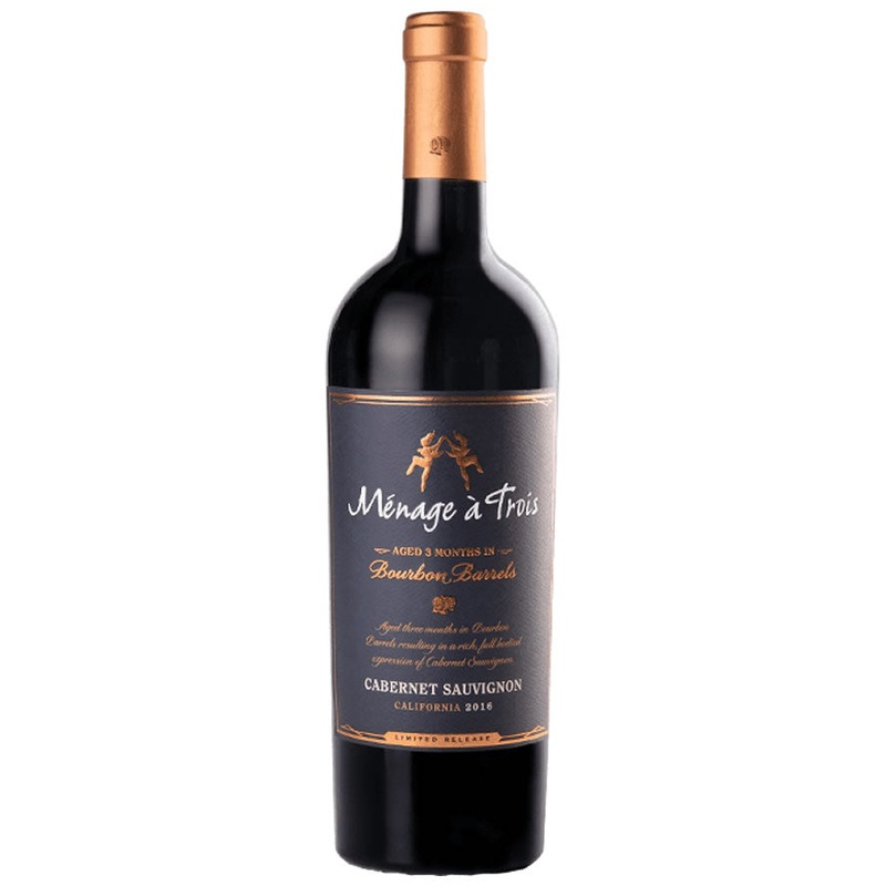 Menage a Trois Cabernet Sauvignon Bourbon Barrel Aged