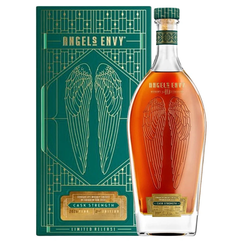 Angel's Envy 10 Year Cask Strength Rye 2026 Release 750mL