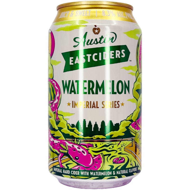 Austin Eastciders Watermelon Cider, Texas