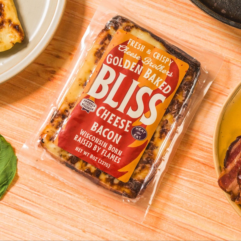 Cheese Brothers 'Golden' Baked Bliss Bacon Cheese, Wisconsin