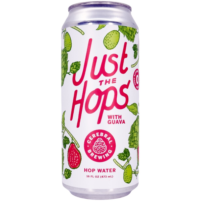 Cerebral Brewing 'Just The Hops' Guava Non-Alcoholic Hopwater, Colorado