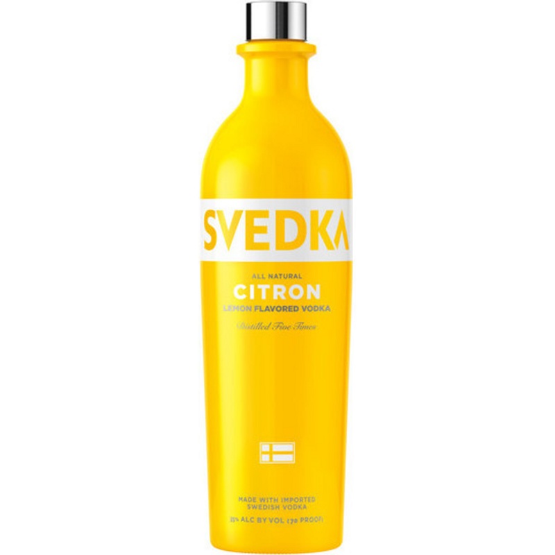Svedka Citron Lemon Flavored Vodka 1.75L