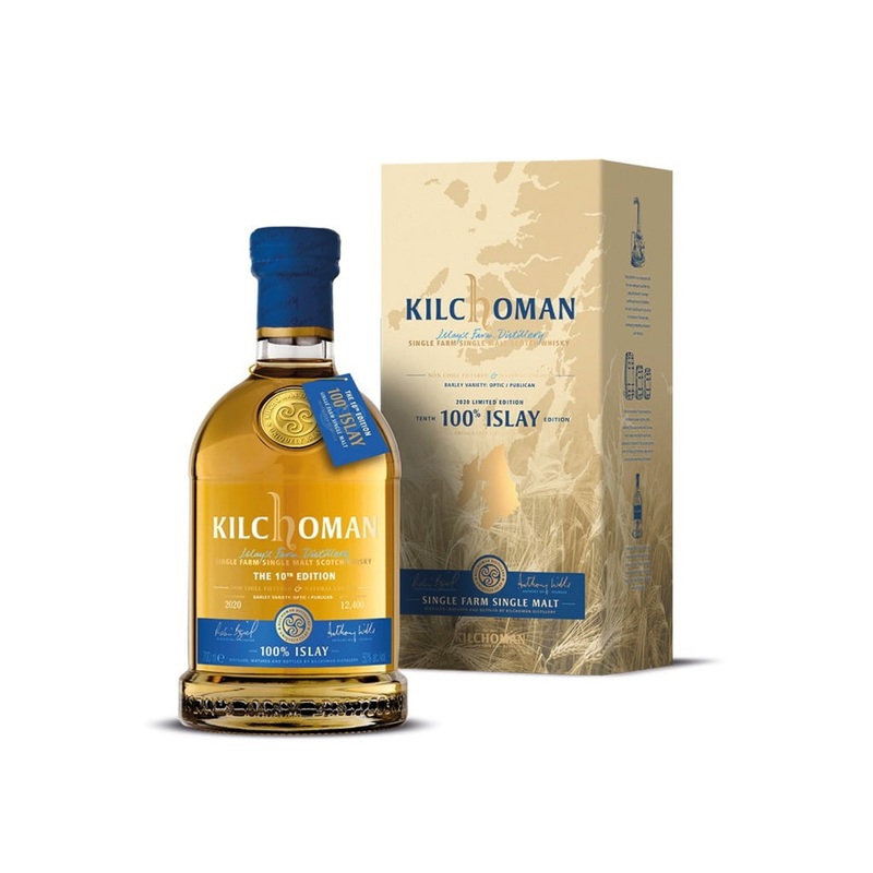 Kilchoman 100% Islay 10th Edition Single Malt Scotch Whisky 2020 (1x70cl)