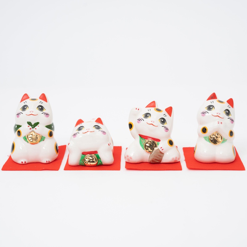 Lucky Cat Figurine Collection