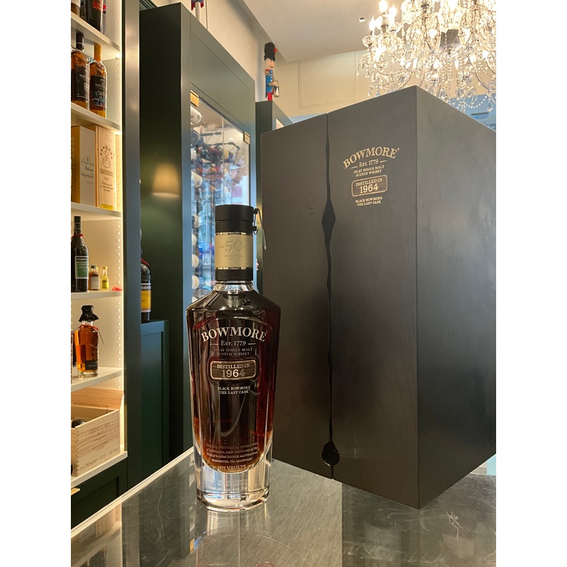 The Black Bowmore The Last Cask 1964 50yo 750ml 41%abv 1 of 159 bottles made