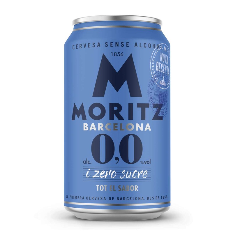 Moritz Barcelona Original Spanish Alcohol Free Lager 0.0% 330ml Can