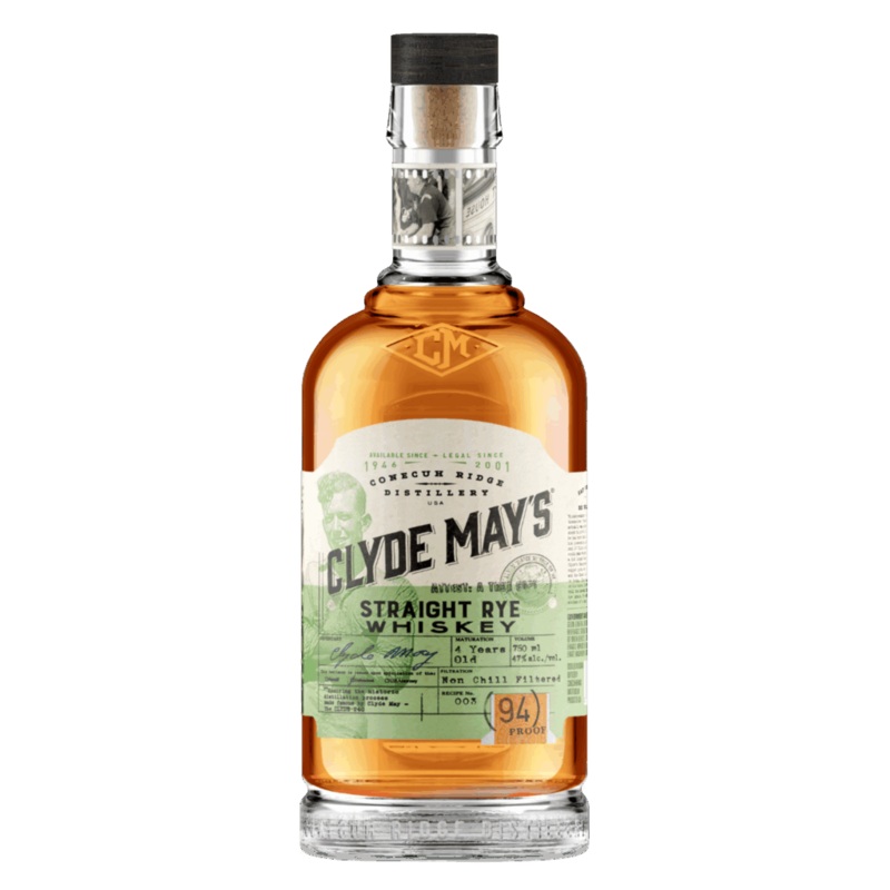 Clyde May's Straight 4 Year Rye 750ML